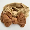 Atacado 10 pçs Baby Cable Knit Headbands Para Crianças Faixas de Cabelo Elásticas Acessórios para Meninas Infant Headwrap Soft Turbante Born