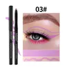 10 kolorów Matowy kolor eyeliner Gel Pen wodoodporne olejek nietoperzowe płynne eyelinery