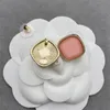 Orecchini rosa di design Orecchini a bottone di marca adatti per gioielli di moda da donna Gioielli di alta qualità Festival di nozze Schmuck