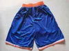 basketball shorts 's York's Knicks's Embroidered made of fine fabric fashion
