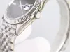 36 мм унисекс Механические часы серебряная из нержавеющая сталь высококачественное движение самозапросив