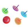 wooden rainbow gyro decompression toy Favor children rotating colorful gyros kindergarten opening activity gifts for boys girls SN4599