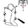 Ny BDSM Gear Bondage Scrotum Stretcher Penis Rings with Leash Ballstretcher Strap Weight Chastity Sexiga leksaker för män Shop 18