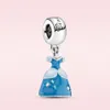 Charm Pendente de Prata Esterlina 925 Charm Cinderela Princess Charm Dream Heart Beads Bead Fit Pandora Charms Pulseira DIY Acessórios de Jóias