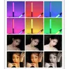 RGB اللون الكامل لونها ملء الضوء لون LED محمولة عصا الضوء في الهواء الطلق الصورة التصوير الفوتوغرافي مصابيح الإضاءة