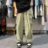 Privathinker Harajuku Men Cargo Pants Baggy Fashion Hip Hop Male Trousers Casual Elastic Waist Designer Brand Pockets StreetwearT220716