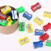 Utility Knife 100PCS /Lot Stationery Pencil Sharpener Office School Supplies Accessories Manual Pencil Sharpeners