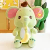 UPS Cartoon Baby Elephant Plush Animals Toy Toy Creative Elephant Doll Comfort Comfort Pillow