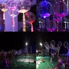 En gros 2022 New Light Up LED String Lights Flasher Éclairage Ballon Vague Ball 18 pouces Hélium Ballons De Noël Halloween Décoration