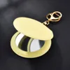 Keychains Mirror PU Cheather Chain Chain Saco Ring For Women Jewelry Gift Cartter Holder Case Bolsa Kichain Acessórios ENEK22
