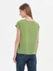 Suyadream Woman Silk Tee 100�hte zijden vleermuis Mouw Mouw Solid Candy Colors O Nek T -shirt Zomer Top 220514