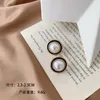 Clip-on & Screw Back Korean Design Elegant Simulated Pearl Big Round Clip On Earrings Non Pierced Baroque Ear Clips For Women Jewelry Wholes