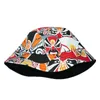 Berets Unisex Pot Antique Mask Bucket Hats For Women Spring Summer Opera Complex Print Panama Sun Fisherman Caps Foldable F193Berets Wend22