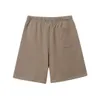 Short grande taille pour homme avec impression et broderie en coton, Triangle de fer 100% réplique de la taille européenne Short en coton sqw2