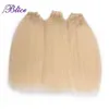 Blice Synthetische haaruitbreiding Kinky Rechte weven Pure Color Hair Wave 3PieClot Hair Bundels For Women H220429