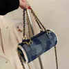 Projektantka torebka damska torba na ramię moda dżinsowa torba posłańca 220517