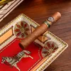 Original Ashtray Bone China Cigar Holder Living Room Decoration Tray Present For Boyfriend Desk Accessories Vintage Cigar Ashtray