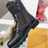 Autumn Winter Designer Boots Woman Thick Soled Zipper Boot 100% Soft Cowhide Lady Letter Letter Casual Shoe Leather Fashion High Top Women Size 35-38-42