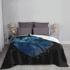 Blankets Rocket League Splatter Blanket Bedspread Bed Plaid Cover Beach Towel Children'S