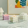 Small Bubble Cube Candle Soy Wax Aromatherapy Scented Candles Relaxing Birthday Gift 1PC 220629