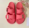 Sandálias de designer de slides de borracha híbrida Mulheres plataformas de chinelos lady branca preta chá de areia de areia rosa amarelo coral slipper lúculo de verão lascas de praia