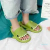 2022-Zomer Mooie Haai Vorm Vrouwen Slippers Cartoon Koppels Slides Strand Sandalen Antislip Zachte Eva Huis bad Meisjes Slippers