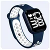 Armbandsur LED Digital Sport Men Watch 5bar vattentät armbandsur för kvinnliga par klockor elektroniska clockwristwatches