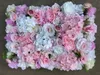 Dekorativa blommor kransar konstgjorda hortensia pion rose blomma väggpanel parti bröllop båge bakgrundsdekoration hem balkong decorde