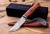 Bolka Straight Fixed Blade Knife Damascus Blade Rosewood Handle Tactical Rescue Pocket Hunting Fishing EDC Survival Tool Knives a1930