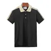 T-shirt polo da uomo T-shirt di lusso con ricamo in cotone estivo a maniche corte di alta qualità T-shirt High Street del nuovo designer