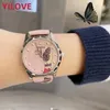 Femmes Top Qualité Designer Montre Rose Bleu Vert Bracelet En Cuir Véritable Horloge Ronde Cadran Verre Miroir Quartz Importé Mouvement Étanche Montres D'affaires