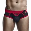 Onderbroek mode sexy mannen briefs ademende mesh ondergoed ontworpen lage taille holle mannelijk slipje gay underwearunderpants