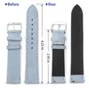 Soft Suede Leather Watch Band 18mm 19mm 20mm 22mm 24mm Blue Brown Watch Straps Stainless Steel Buckle Watch Accessories 2207052960
