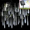 Strings Tube Solar Meteor Dusche Regen LED Sade Lichter für Outdoor Street Garland Jahr Hochzeit Weihnachtsbaum -Dekorationen
