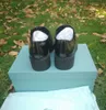 Laatste luxe jurk schoenen hand genaaid comfortabele lederen damesschoenen bruiloft student designer verpakking box 35-41