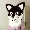 Brown dog fox Husky Mascot Costume Cartoon Character Adult Size high quality