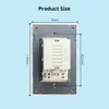 US Socket With 2 USB Port Charger 5V 2100mA 3100MA White Wallpad Luxury Wall Double USB Electric Power Outlet PC Panel 15A6243491