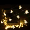 Saiten 4,5 m 28LEDS STAR LED Sade Lichter Outdoor Home Dekoration Weihnachtsbaumfeiertagsfeier Garten Dekor Fairy Lichter