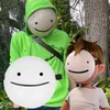 2022 Maschere di Halloween Sogni Maschere Cosplay Cartoon Anime Maschere sorriso bianco Casco Costume di Halloween Puntelli Accessori per feste Y220523