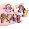 Wholesale 50pcs PVC Children Shoe Accessories Cartoon Character Buckle Clog JIBZ fit Wristband Croc Charms