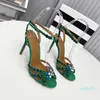 Rhinestone Sexy Women Buty Summer Super Heels Pasek Gladiator Sandały Sandały Prawdziwe skórzane sapato