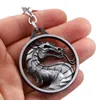 Klapety Wysokiej jakości klęcznik Mortal Kombat Keyring Keyring Akcesoria samochodowe Uchwyt na prezent Chaveiro ChaverykeyChains