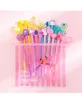 20 pcs/lot dessin animé créatif 0.38mm noir Gel stylo cadeau promotionnel Silicone papeterie stylo étudiant école bureau accessoire