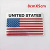 American Flag Zinc Alloy Car Stickers US Flags Decal Car Truck Decorations