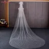 Copricapo V109 Veli da sposa da sposa Perle Velo svizzero Velo di Dubai con accessori di diamanti Sposa cattedrale Copricapo