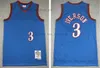 Retro baskettröjor 6 Julius 3 Allen Erving Iverson 21 Joel 1 James Embiid 96-97 03-04 Stitched Herr Jersey Custom Women Youth