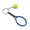 Carino Sport Mini racchetta da tennis Ciondolo Portachiavi Portachiavi Portachiavi Anello Finder Holer Accessori Regali per adolescenti