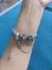Neue 925 Sterling Silber Muttertag Mama Herz Schloss Anhänger DIY feine Perlen passen Pandora Charms Jewerly Armband Geschenk Zubehör