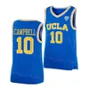 NCAA Basketball College UCLA Bruins Jersey 3 Johnny Juzang 24 Jaime Jaquez Jr 1 Jules Bernard 10 Tyger Campbell 2 Cody Riley 5 Chris Smith University Team Blue White