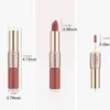 Date 2 en 1 Velours Mat Rouge À Lèvres Brillant À Lèvres Étanche Longue Durée Rouge À Lèvres Rouge À Lèvres Rouge À Lèvres Baume À Lèvres Maquillage Cosmétique Beauté En Gros ZL0868